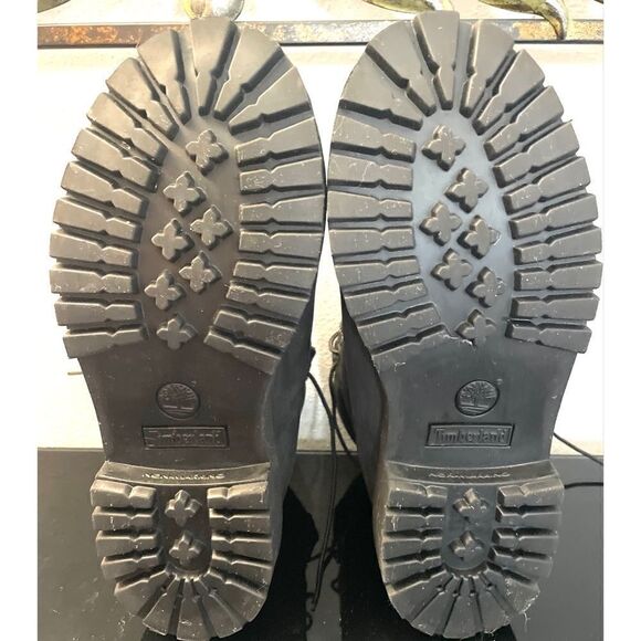 Timberland Premium Junior Waterproof Black Nubuck Boots - Size 6 Medium - Picture 11 of 11